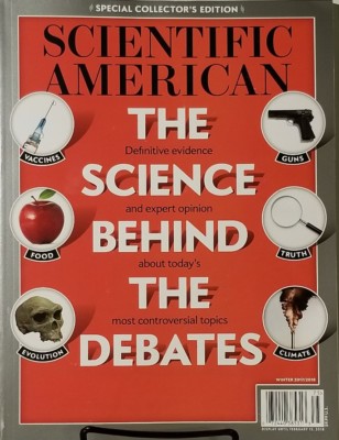 Scientific American Winter 2017 The Science Behind The Debate FREE SHIPPING mc