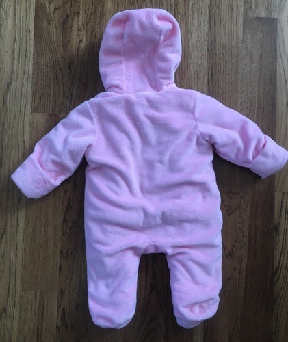 Baby/Infant Girl Snowsuit Size 0-3 Months-Pink-Winter-Winnie The Pooh