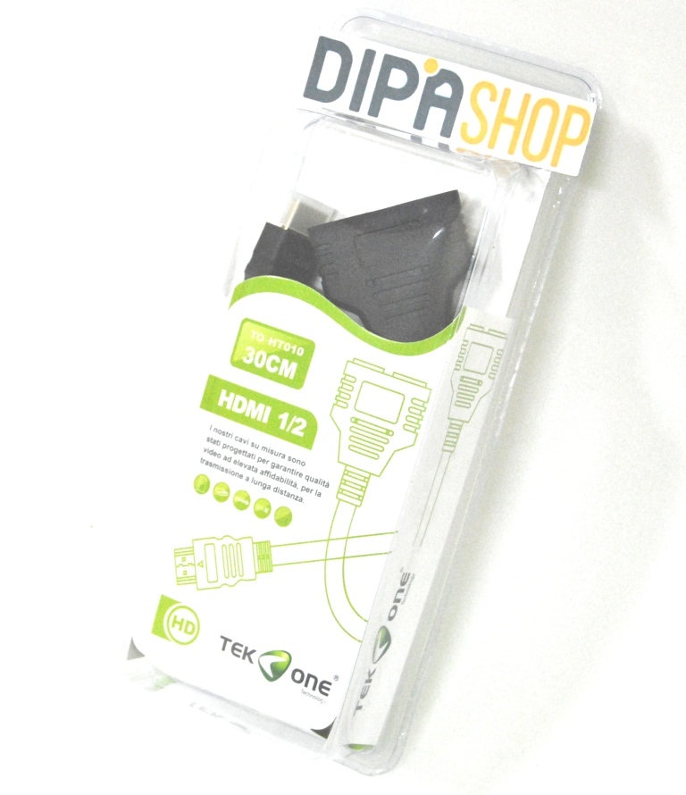 Cavo Sdoppiatore Splitter 2 HDMI TeKone TO-HT010 Adattatore Lunghezza 30cm hsb