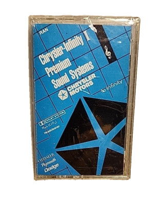 Chrysler audio systems Infinity 1 cassette tape brand new promo
