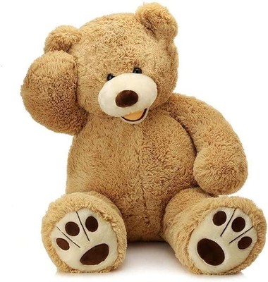 Teddy Bear with Big Footprints Plush Stuffed Animals Light Brown