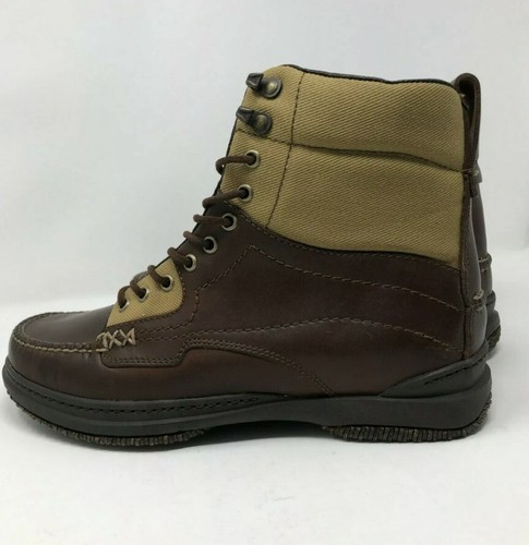 Pre-owned Acorn W Box  Bold Boot Burnt Umber-tan Men 9.5