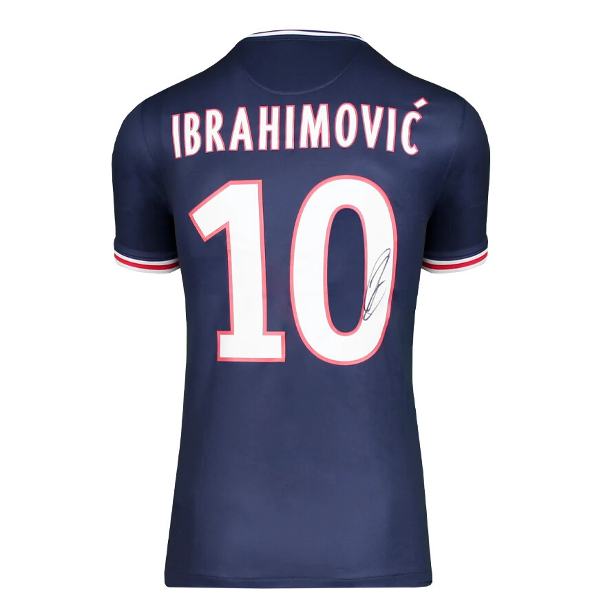 Zlatan Ibrahimovic Back Signed Paris Saint Germain #10