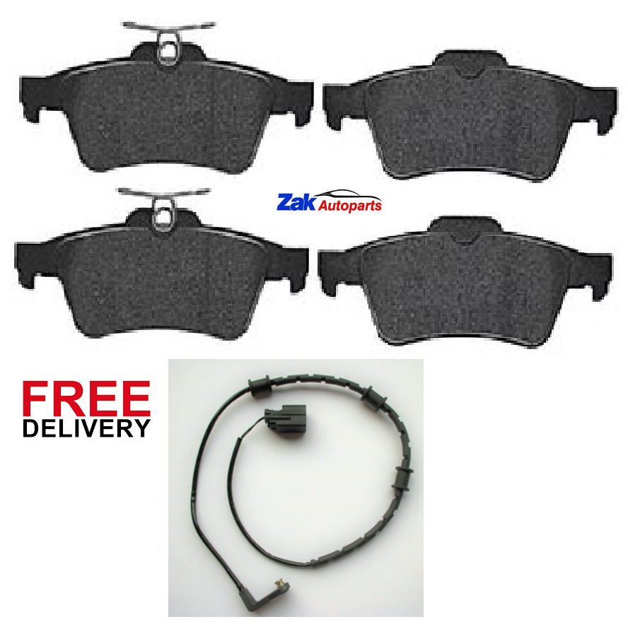 FOR JAGUAR XF 3.0 V6 (20092014) REAR BRAKE PADS SET & WEAR SENSOR NEW