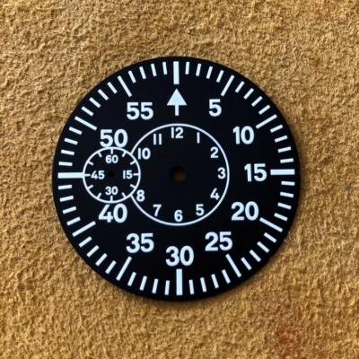 38.9mm Watch Dial Green Luminous Dial for ETA6497/ ST3600 Movement