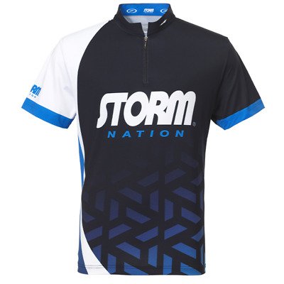 ST-21-02 Storm Nation Bowling T-Shirts Blue Asian Size Slim Fit Authentic