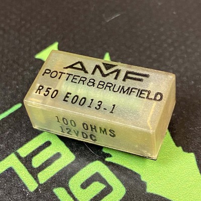 R50-E0013-1 - AMF POTTER & BRUMFIELD - RELAY 100 OHMS 12 VDC