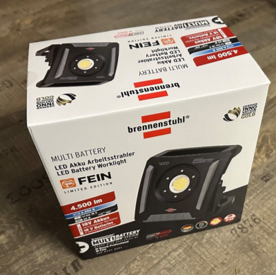 Brennenstuhl Multi Battery LED Akku Baustrahler 4000 MA - Schwarz 
