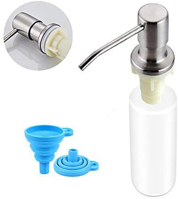 Kitchen Bathroom Sink Soap Dispenser Pump With Large 17 Oz Bottl