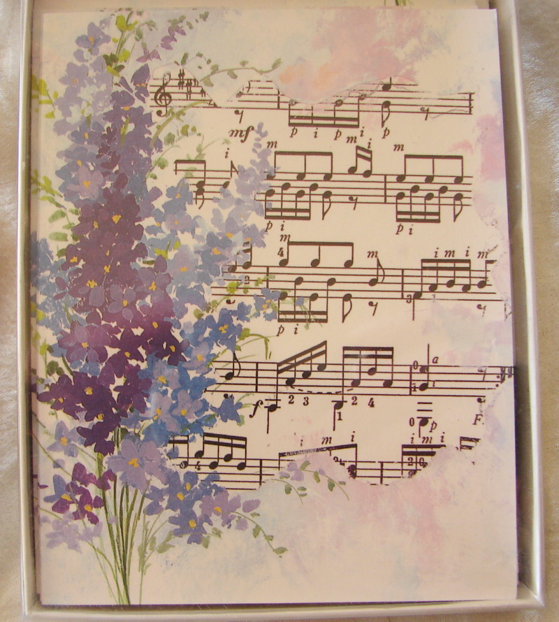2 Boxes of Musical NoteCards with Envelopes -- 4