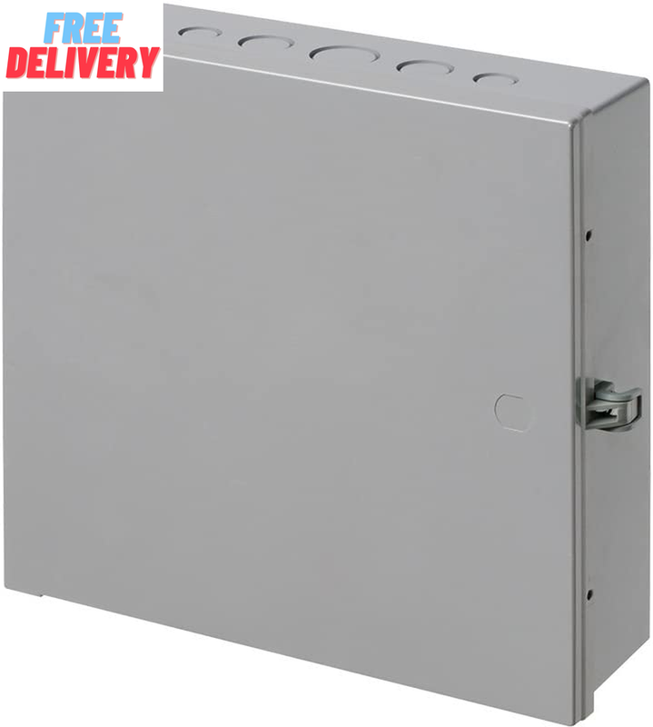 Enclosure Box, 12" X 12" X 4", Non-metallic, 1-pac
