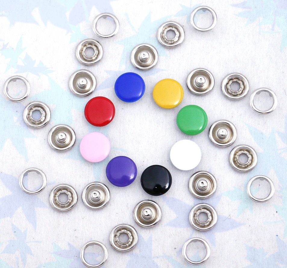 Ring Snaps, Prong with Button Cover Fun Colors ,CHOOSE SIZE,colors & QUANTITIES eBay