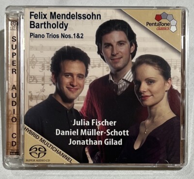 Mendelssohn Piano Trios Nos 1 & 2 Fischer Gilad Muller Schott SACD Hybrid CD