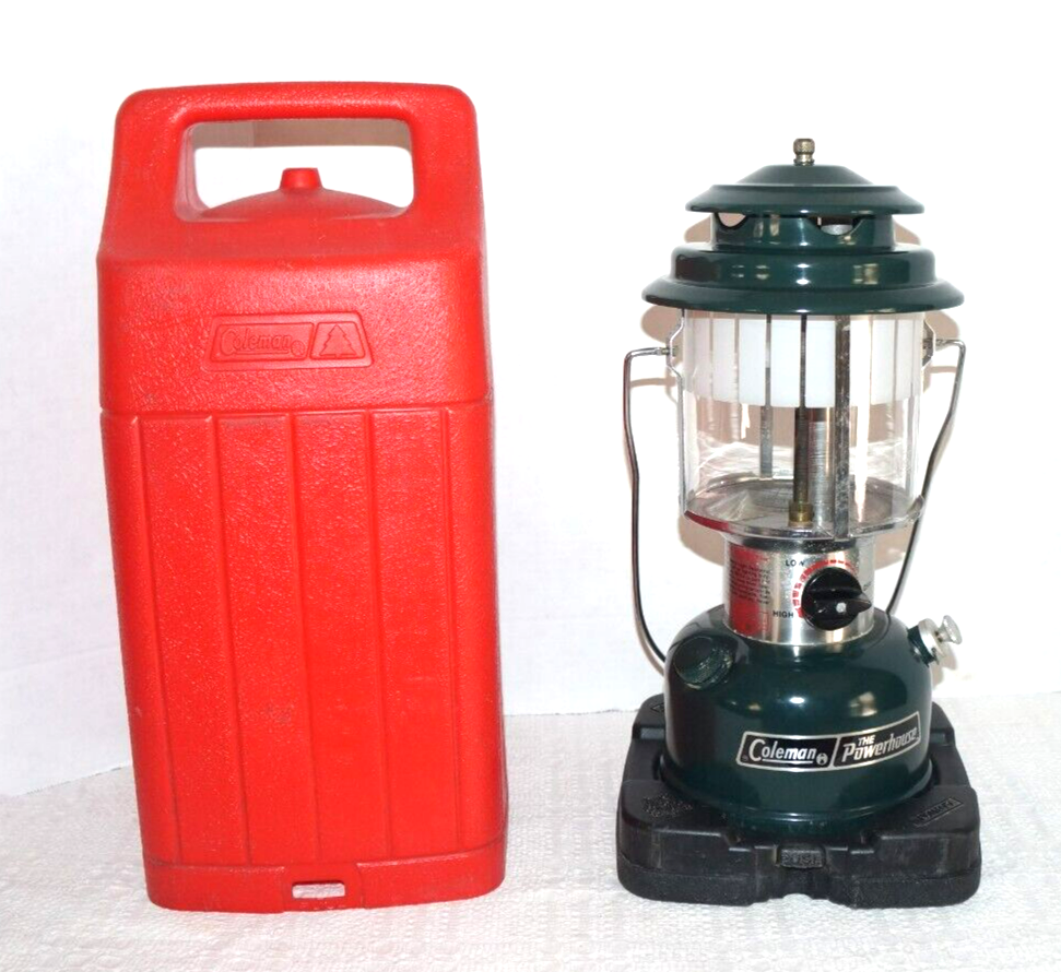 Vintage COLEMAN 290-700 THE POWERHOUSE Double Mantle w/Case Vintage COLEMAN 290-700 THE POWERHOUSE Double Mantle w/Case