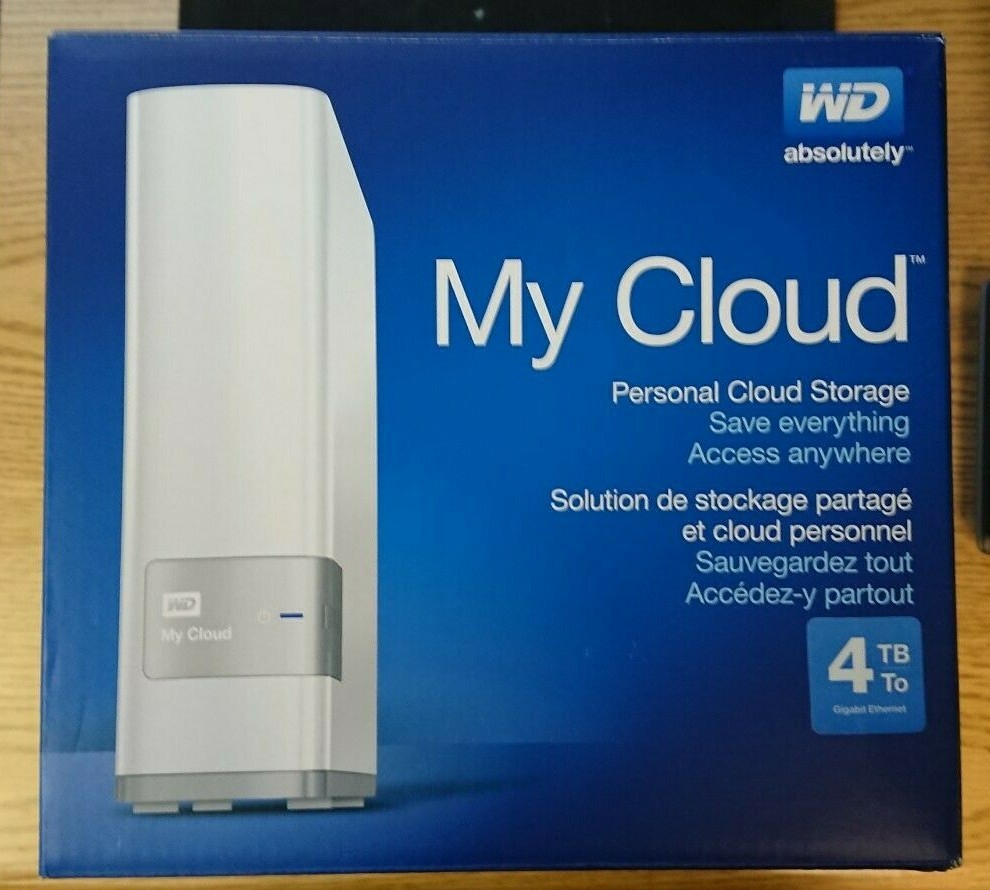 Western Digital 4TB My Cloud Personal Network Storage Hard Drive NAS