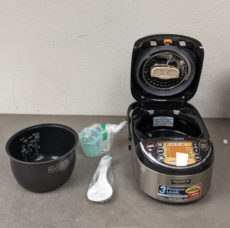 And Warmer Zojirushi Pressure Induction Heating Rice Cooker