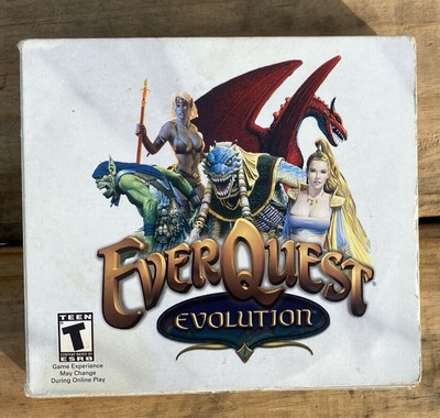 USED EverQuest: Evolution (PC, 2003) Video Game CIB Sleeve SHIPS FREE