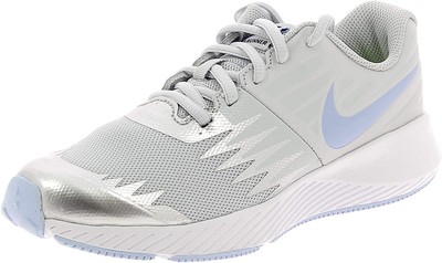Grade School Nike Star Runner Pure Platinum/Royal Tint-White (907257 003) - 5