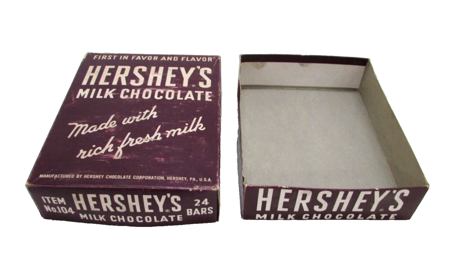 HERSHEY’S MILK ビンテージ 木箱 ウッドボックス レトロ HERSHEY'S MILK ビンテージ 木箱 ウッドボックス レトロ