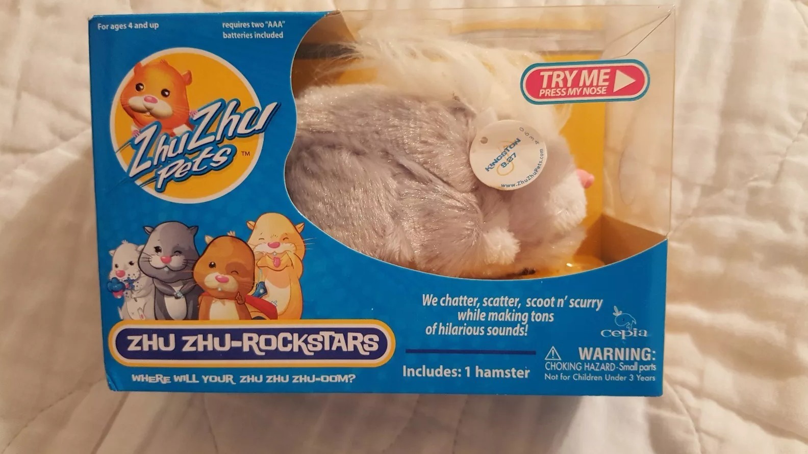Rockstar Kingston ZhuZhu Pet Hamster  Brand New