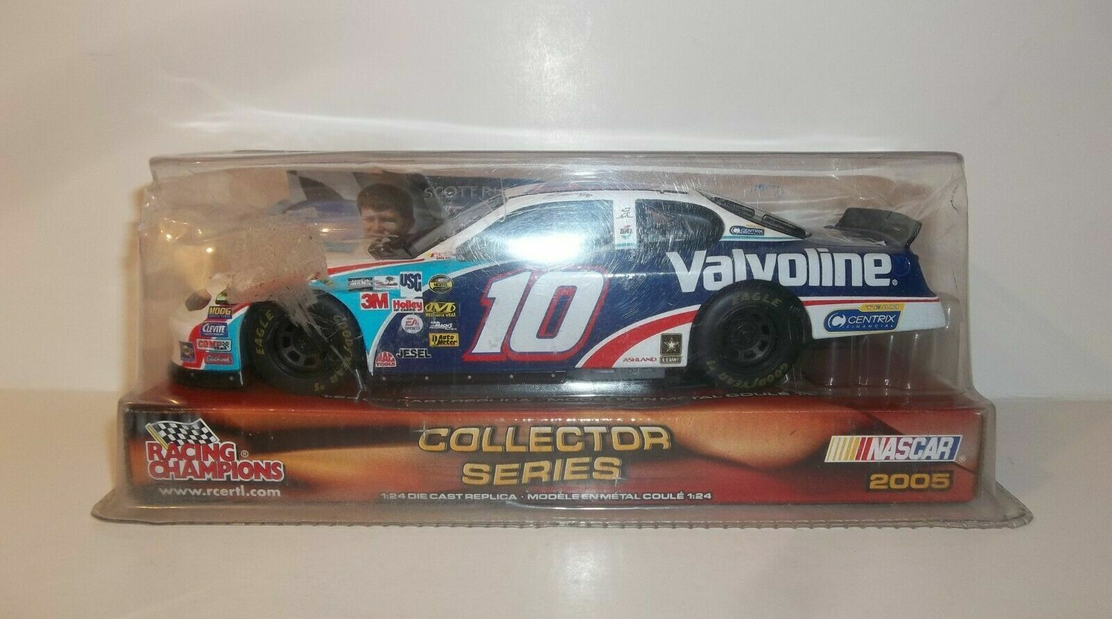 2005 RACING CHAMPIONS 1/24 NASCAR #10 SCOTT RIGGS VALVOLINE