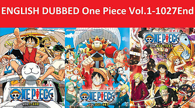 ENGLISH DUBBED One Piece Complete TV Series FREE EXPRESS SHIPPING