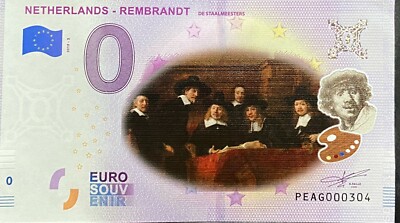 Ticket Colour Rembrandt Staalmeesters Pays-Bas 2019 Number Various