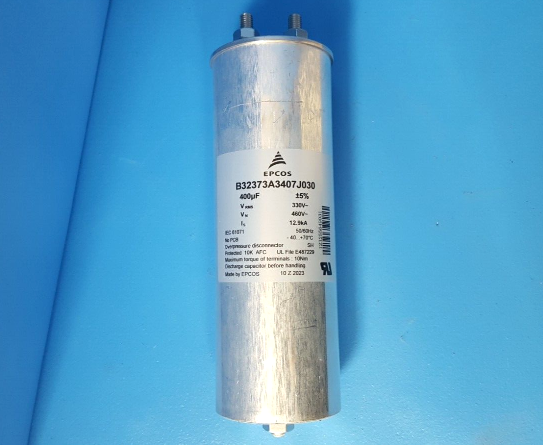 ゴンザレス CAPACITOR , B32373A3407J030, EPCOS, 400UF, 330V, 5% | eBay