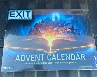 NEW Exit The Game:The Hunt for the Golden Book Advent Calendar Escape Room Game 