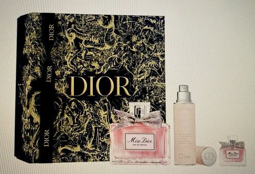 MissDiorセット Christian Dior Miss Dior 3 Piece Gift Set: Eau de Parfum EDP