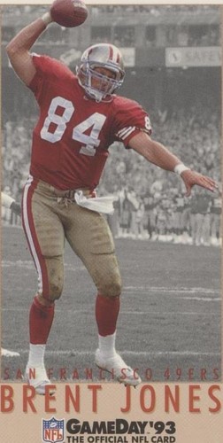 1993 Fleer GameDay Brent Jones #360