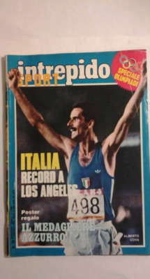 Intrepid Sport 1984 N°36 avec Poster Il Medagliere Bleu Clair (b38-1)