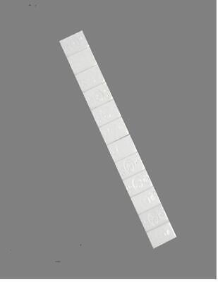 10 x Kleberiegel 60g Weiß Auswuchtgewichte Klebegewichte 12x5g Riegel 3,8mm 