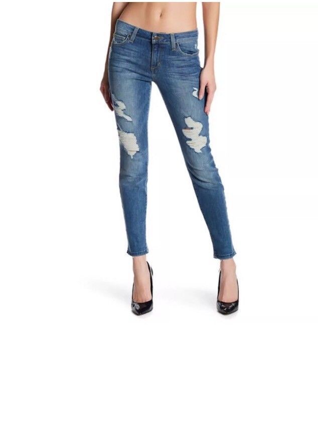 JOE'S ROLLED CROP SKINNY SKINNY DESTRUCTED JEANS BERDINE JOE'S ROLLED CROP SKINNY SKINNY DESTRUCTED JEANS BERDINE