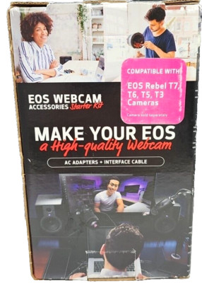 EOS Rebel T7 T6 T5 T3 Canon Cameras EOS Webcam Accessories Starter Kit For - NEW