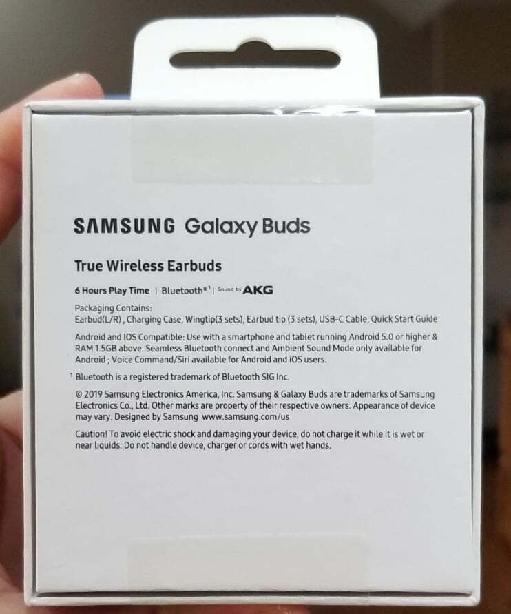 New Sealed Samsung Galaxy Buds BLACK (2019) Free Priority Shipping!