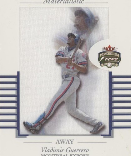 2002 Fleer Focus Jersey Edition - Vladimir Guerrero #15 M