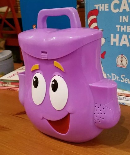 My Talking Backpack Dora The Explorer Purple Knapsack Nickelodeon 2010 Mattel