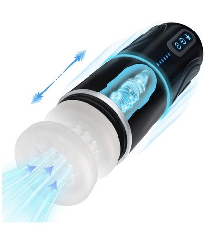 Elektrischer Masturbator Cup, Automatischer Cup-Masturbatoren 7 Teleskopmodi EXP