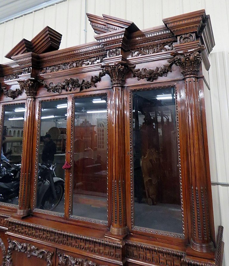 Monumental Georgian Style Breakfront