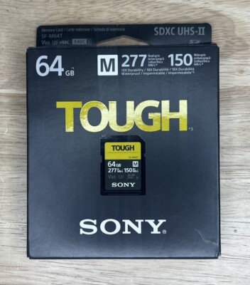 64GB SDXC Card Sony Tough SF-G64T 64GB SDXC Memory Card - Class 3