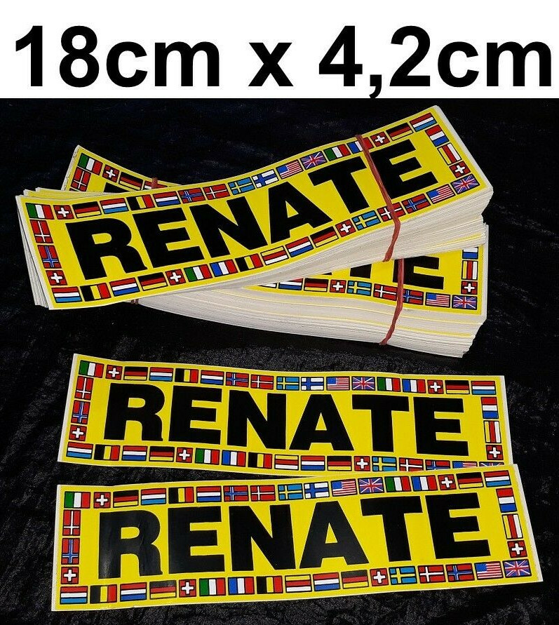10 Sticker Name Renate Aufkleber Autoaufkleber Auto Namensschild Namensaufkleber Ebay