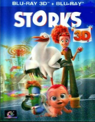 Storks (2016) Blu-ray Region Free - 3D/2D - Lenticular Card