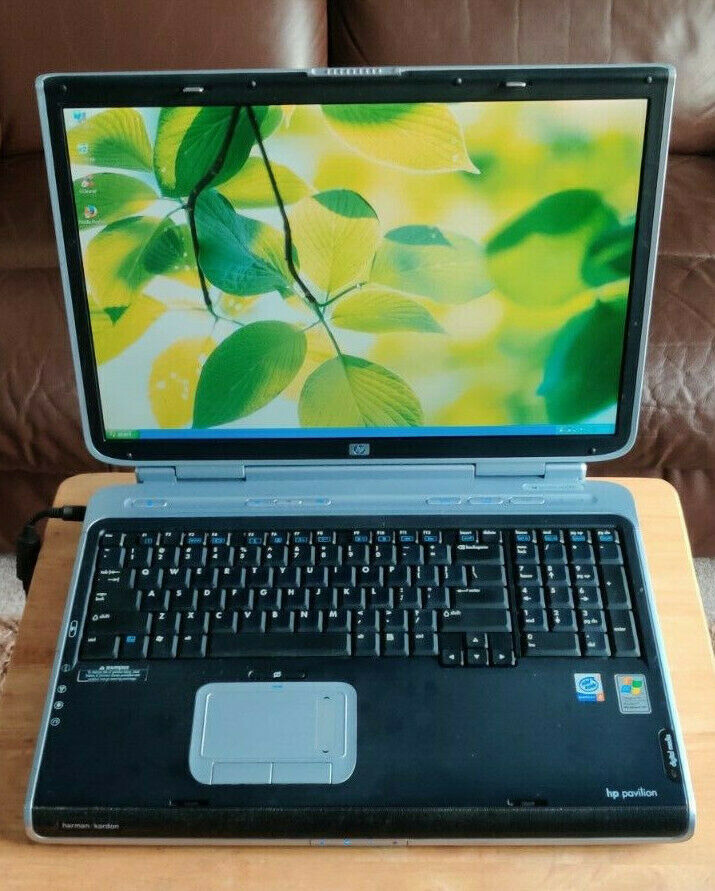 Hp Pavilion ZD7000 17'' 3.06GHz Retro Gaming Laptop Win XP NVidia GPU Wifi Cheap in Syston
