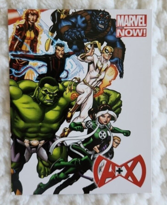 A + X Launch Party Postcard Bottom Right   Marvel Now   A+X   Joe Quesada