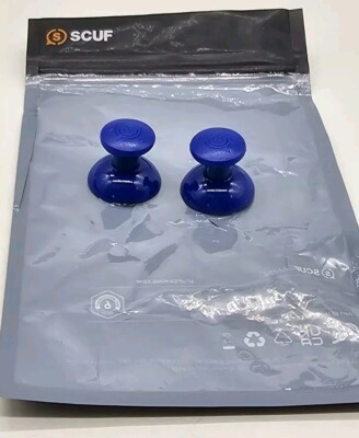 Long Blue Domed SCUF Impact Pro Thumbsticks 2 Pack 