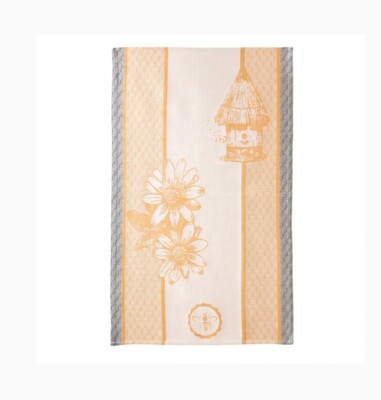 Coucke Kitchen Towel La Ruche, Doree (Golden Bee Hive)
