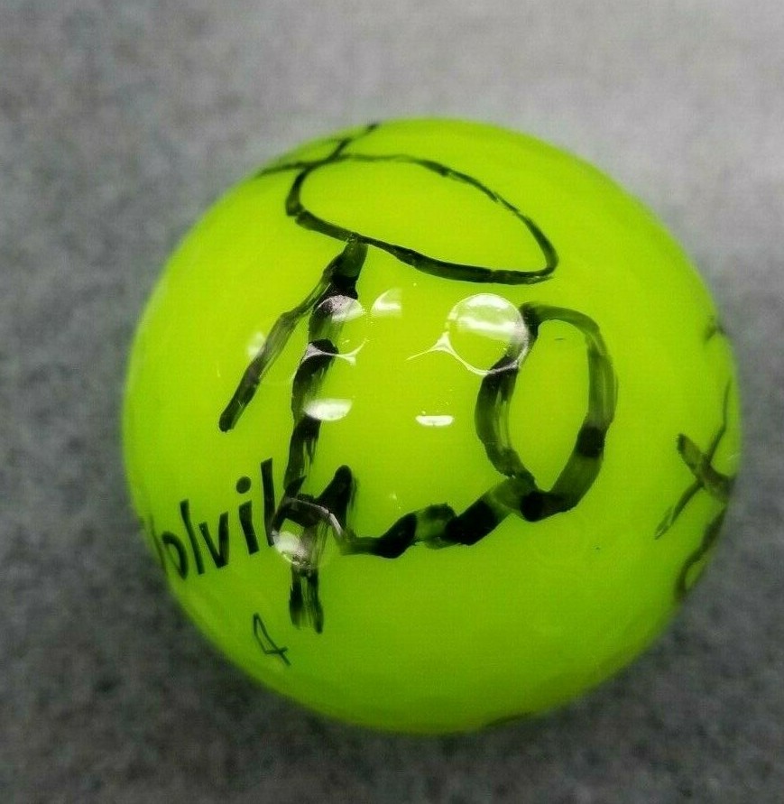 Michelle Wie, Lydia Ko, Pernilla Lindberg Signed Autographed Golf Ball  JSA Coa