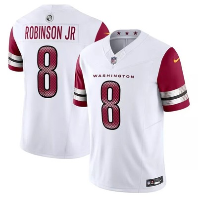 Men's Brian Robinson Jr White Vapor F.U.S.E. Limited #8 Jersey