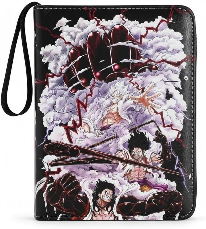 Large 55-Page Trading Card Binder with 400 Pockets for TCG and Anime Cards